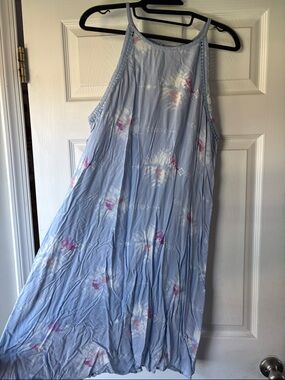 Mudd Light Blue Floral Mini Dress